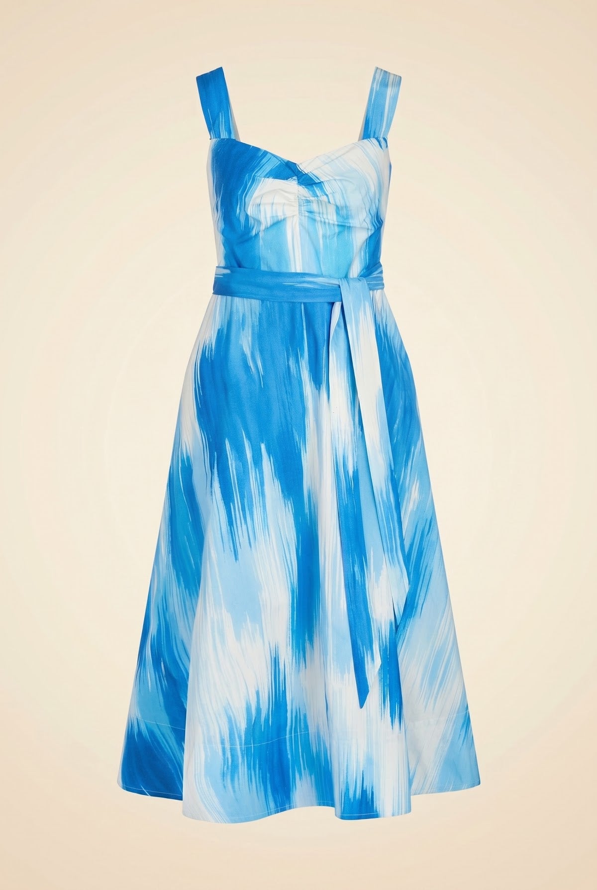 Jayden Dress in Printed Poplin — front view
