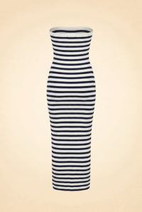 Addison Striped Dress — back view
