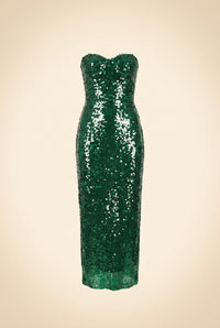 Monique Strapless Dress — front view