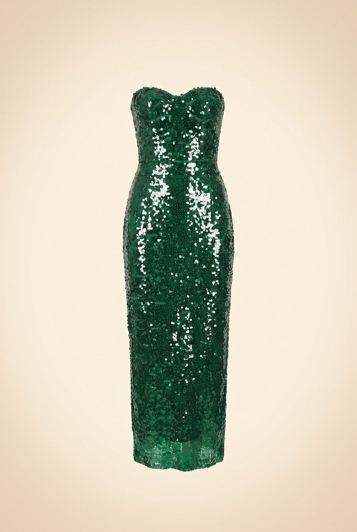 Monique Strapless Dress — front view