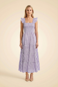 Nap Dress Purple Gingham