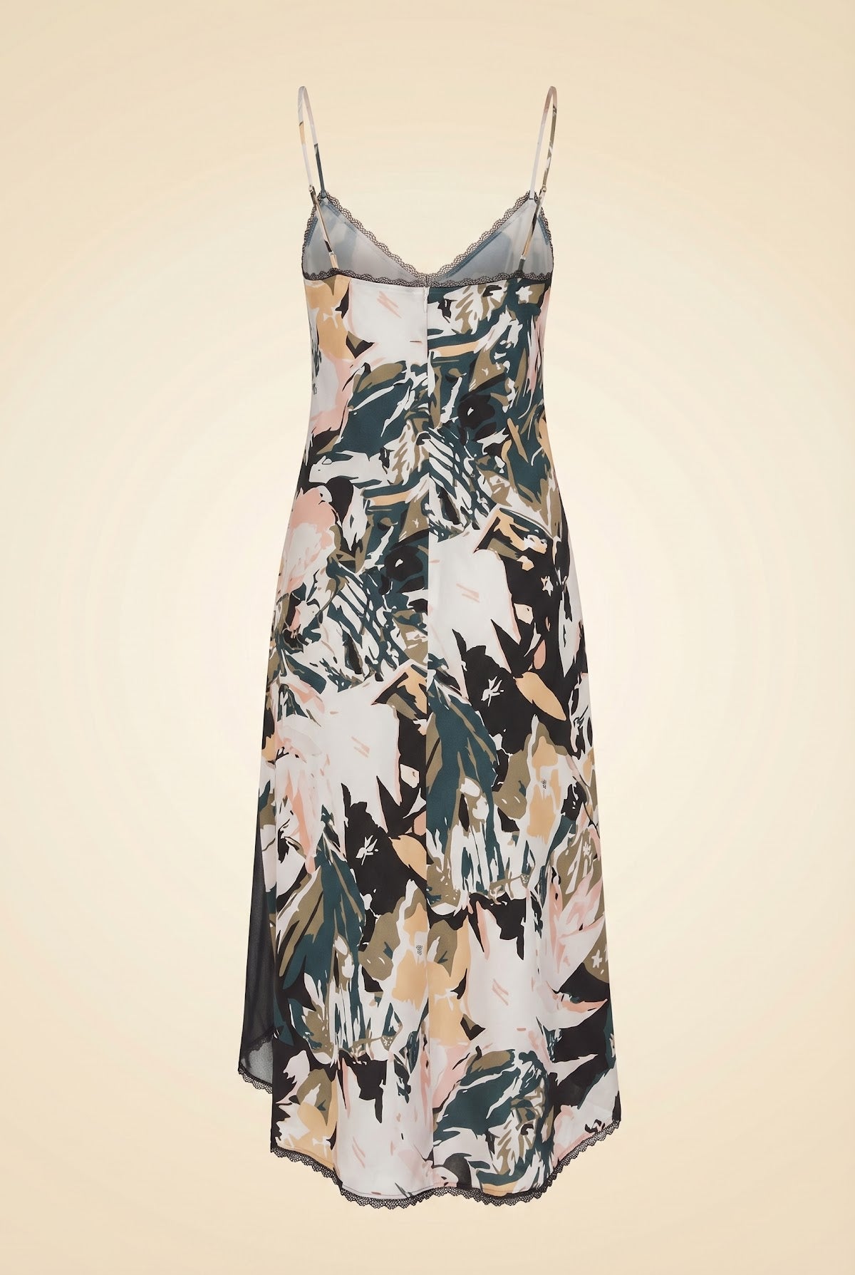 Kittrick Silk Dress — ghost back