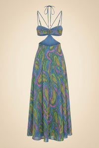 Swan Lake Midi Dress — back view