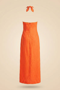 Sir The Label Orange Dress - view 2