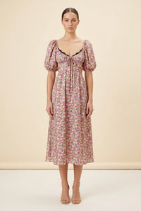 Isadora Midi Dress — on model