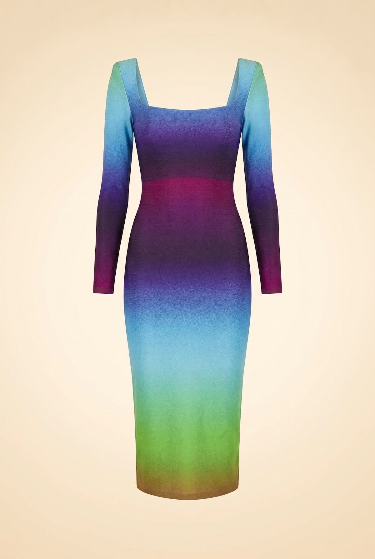Ombré Midi Dress — front view