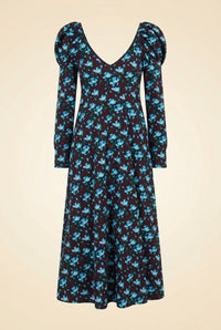 Tartan Recuerdos Print Frida Dress by De Loreta