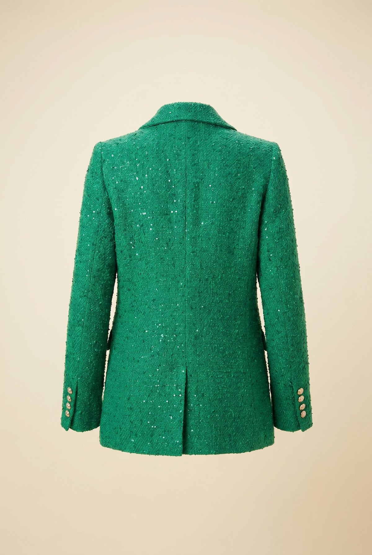 Green Blazer — back view