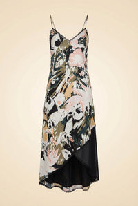 Kittrick Silk Dress — ghost front