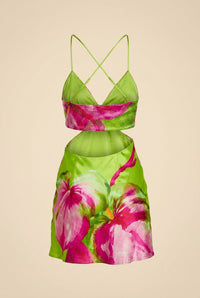 Azura Silk Dress — back view