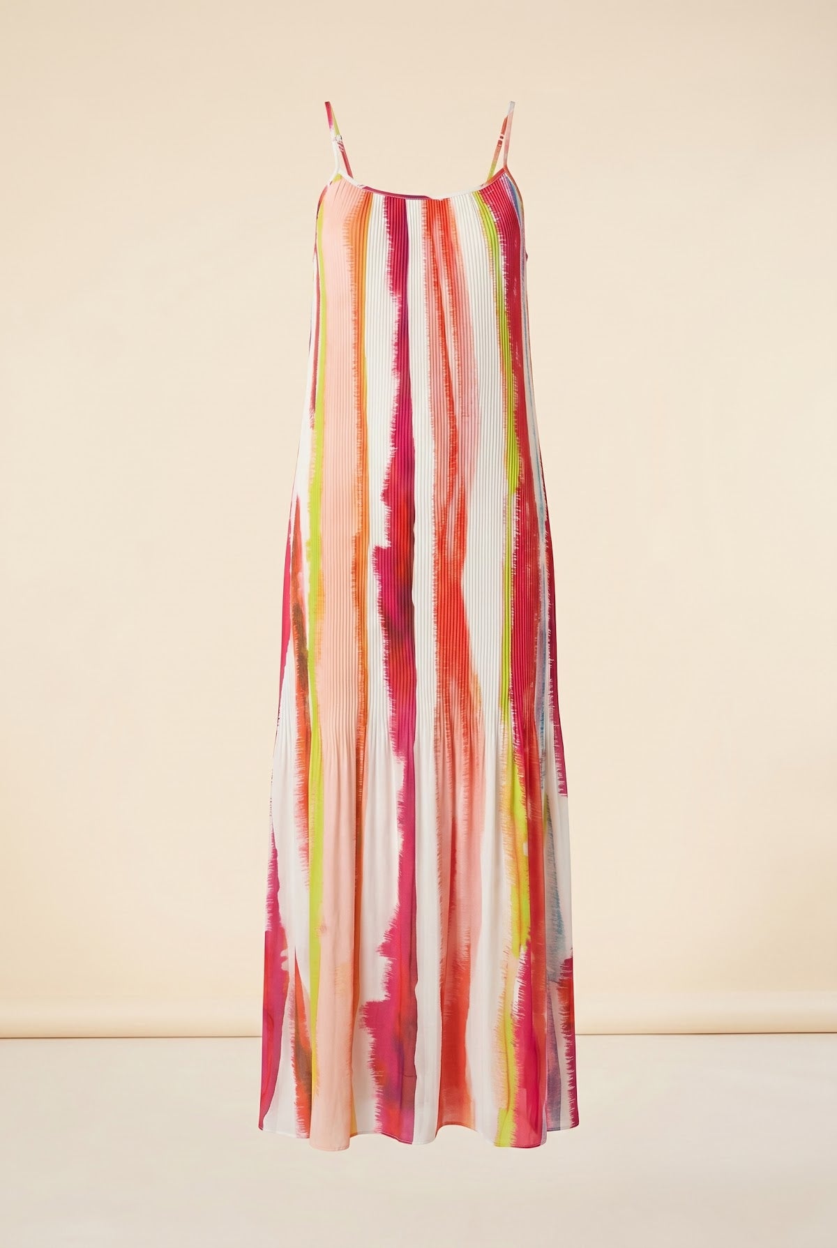 Bon Voyage Print Maxi Dress — front view