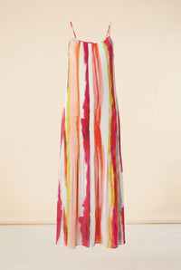 Bon Voyage Print Maxi Dress — front view