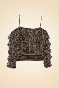 Floral Blouse — ghost back