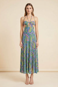 Swan Lake Midi Dress — on model