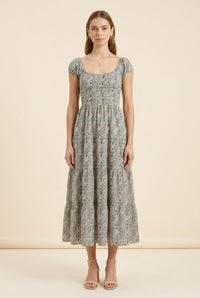 Marchella Printed Cotton-Blend Midi - view 3