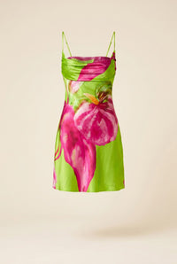 Azura Silk Dress — front view