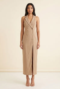 Arden Blazer Dress — on model