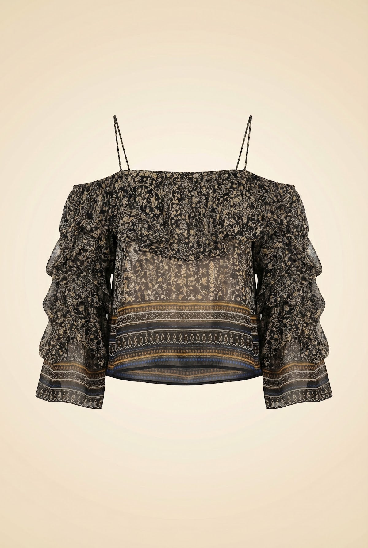 Floral Blouse — ghost front