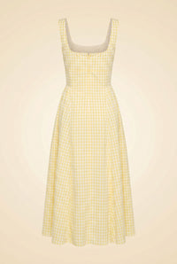 Cadence Gingham Midi Dress by Tanya Taylor — view 2