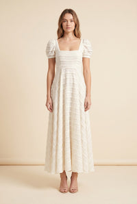 Ryan Catalina Lace Maxi Dress — on model
