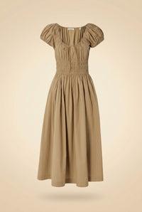 Quinn Cotton-Poplin Midi - view 1