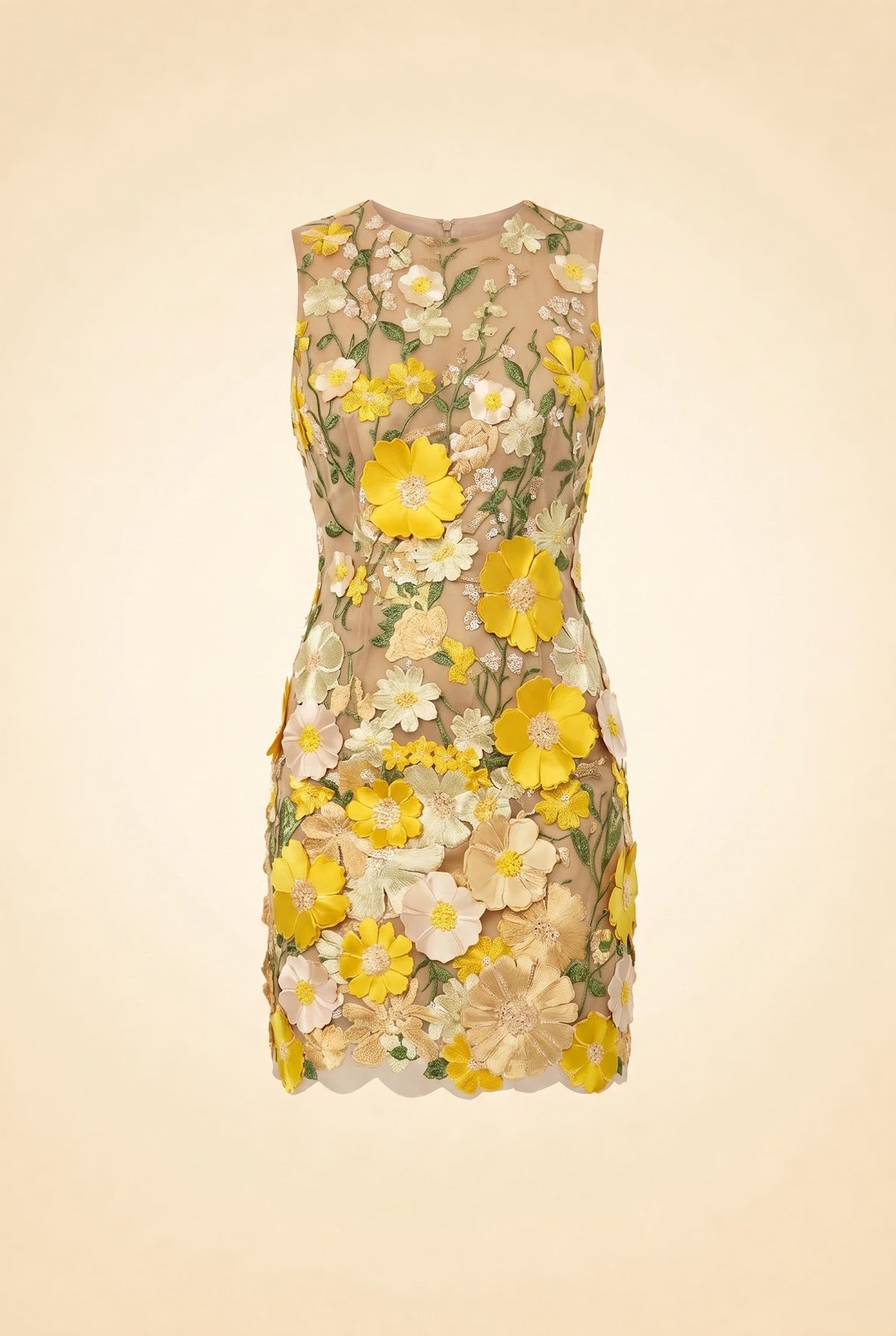 Miranda Floral Applique Sequin — front view