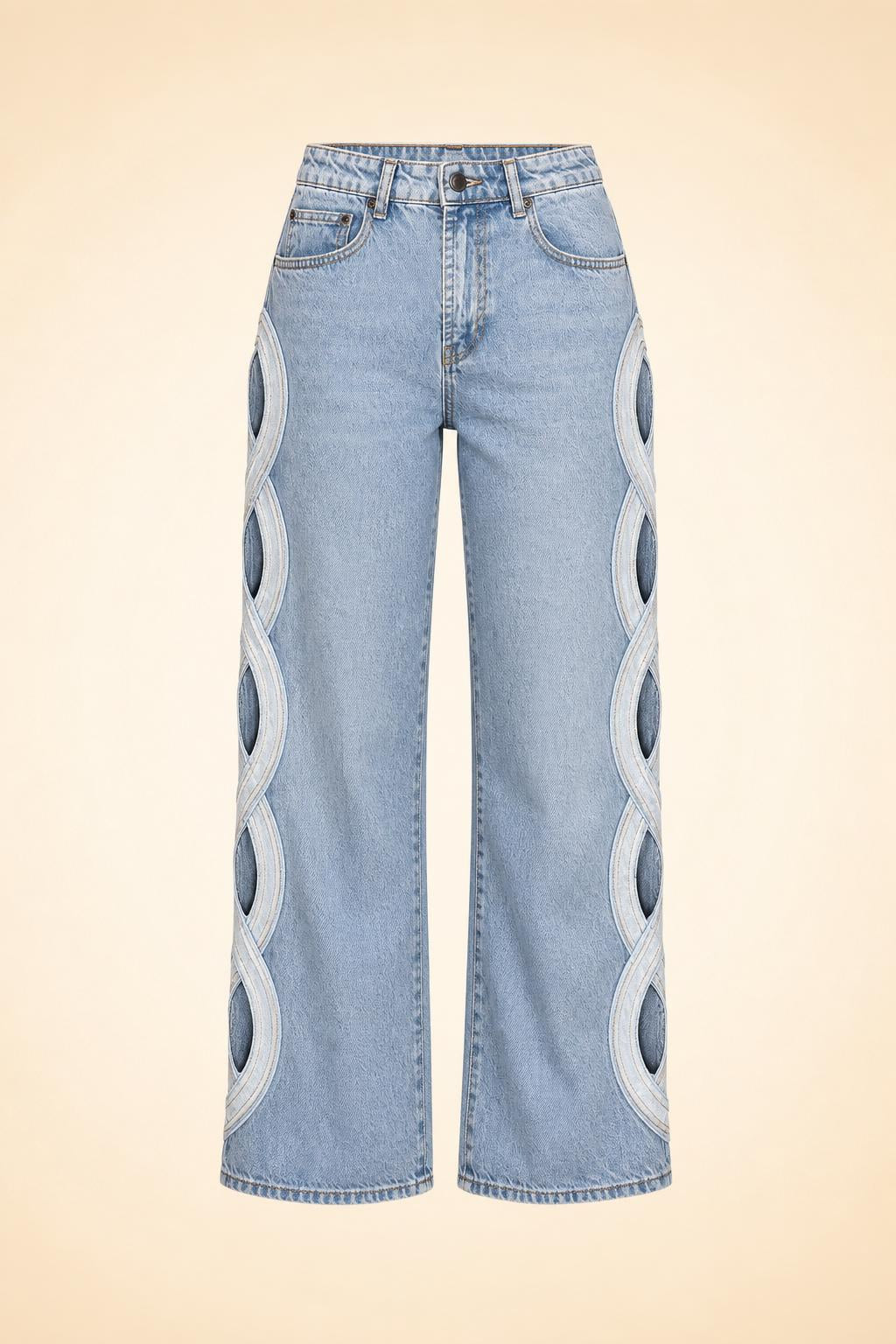 Tressé Paris Tressé Paris Light Denim with Braid Opening