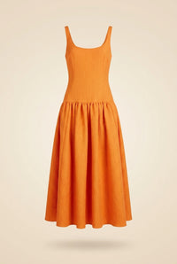 Emilia Wickstead Orange Dress - view 1