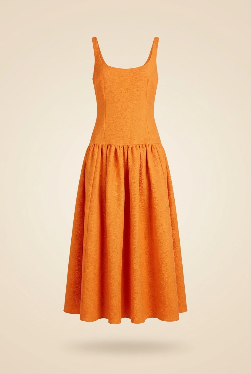 Emilia Wickstead Orange Dress - view 1