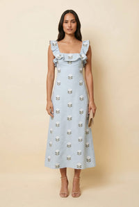 Rosewater House Malika Dress (Blue) - view 3