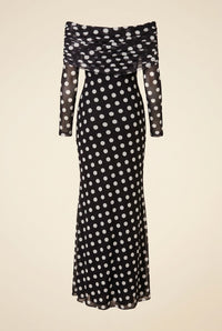Polka Dot Dress — back view