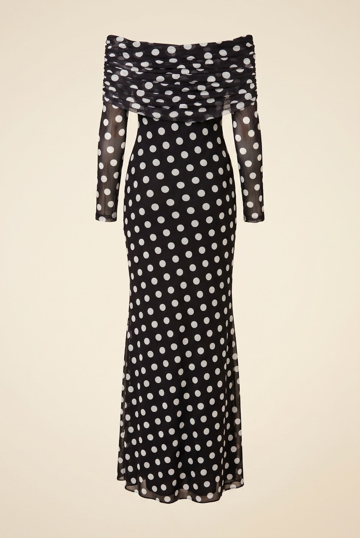 Polka Dot Dress — back view