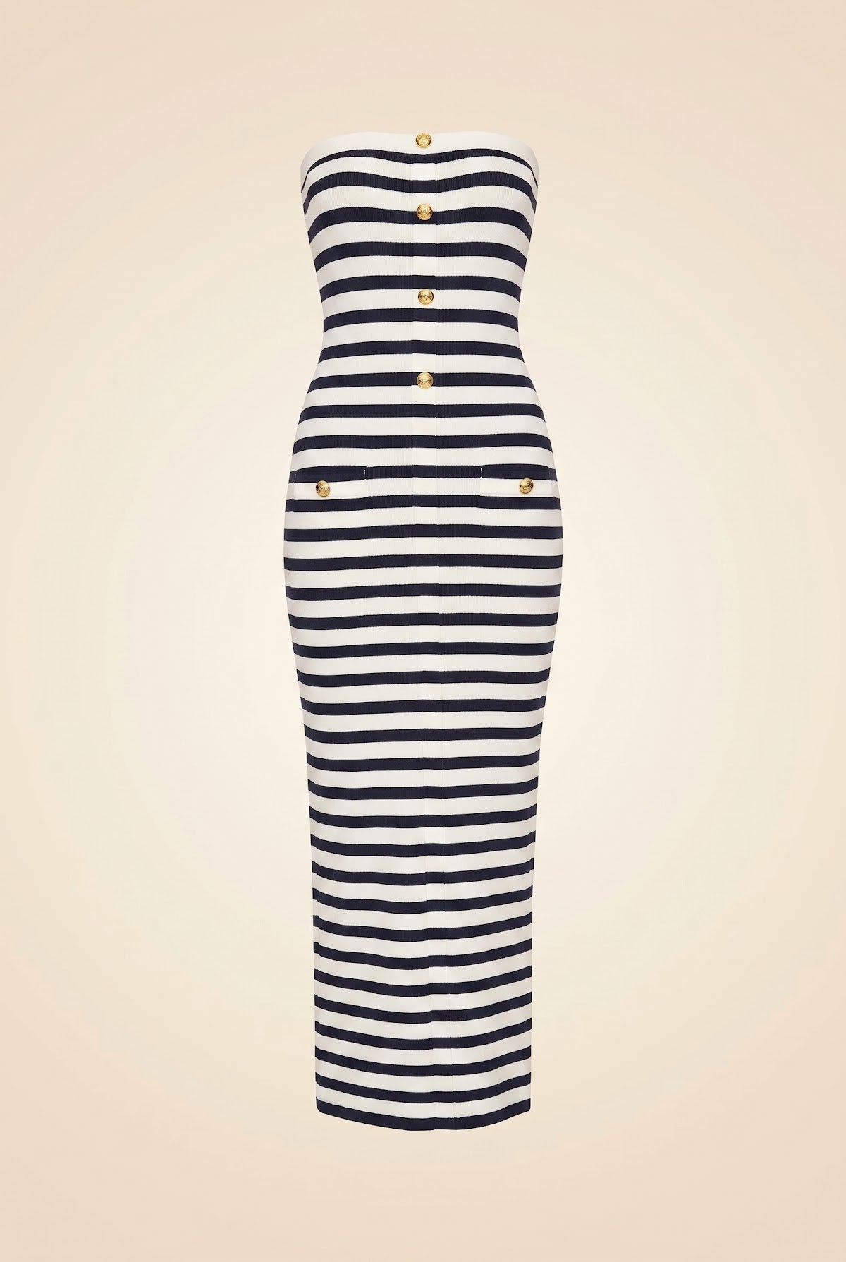 Addison Striped Dress — front view