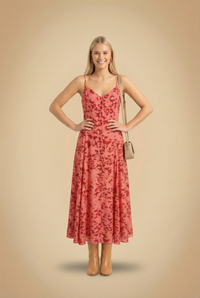 Pink Butterfly Dress