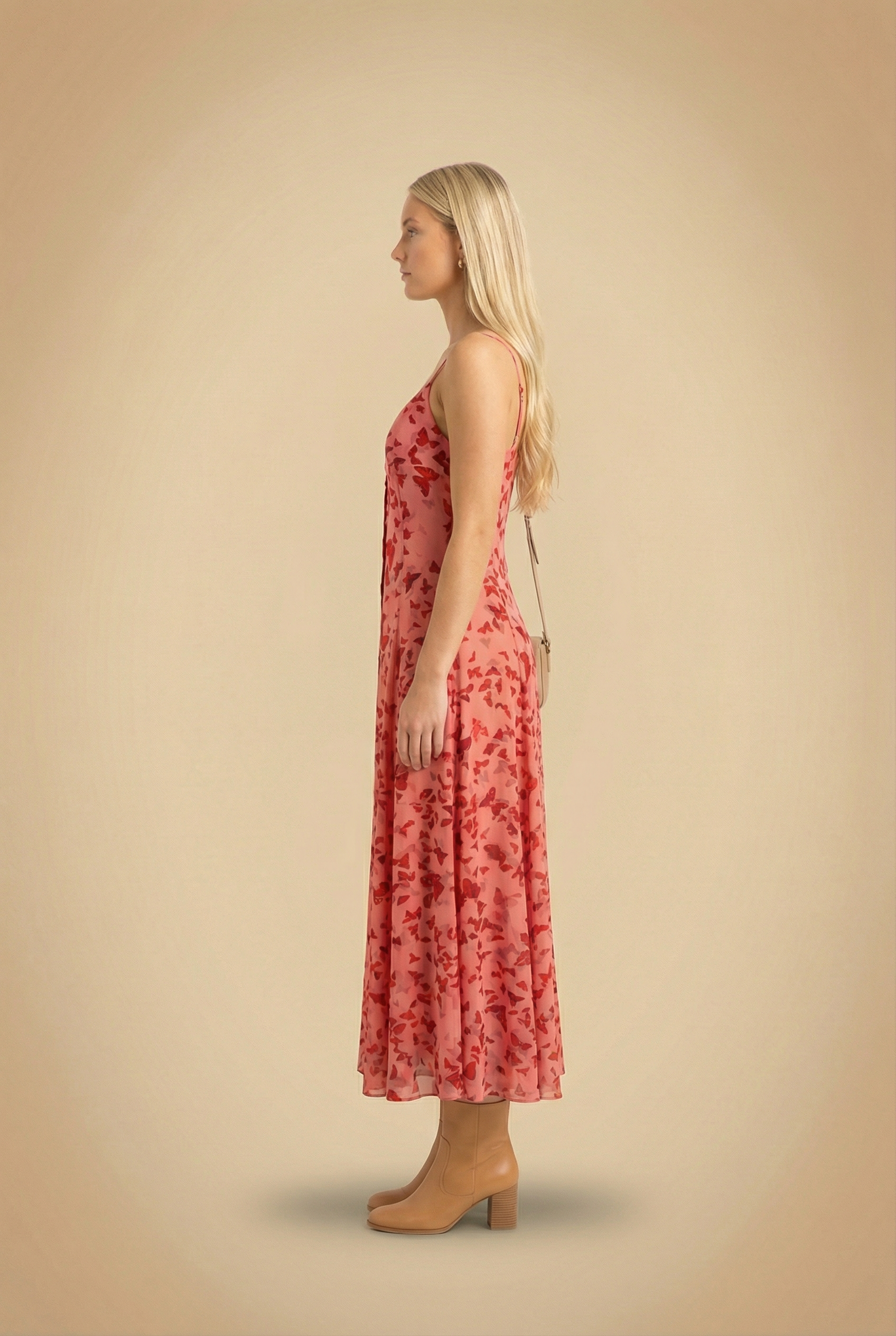 Pink Butterfly Dress