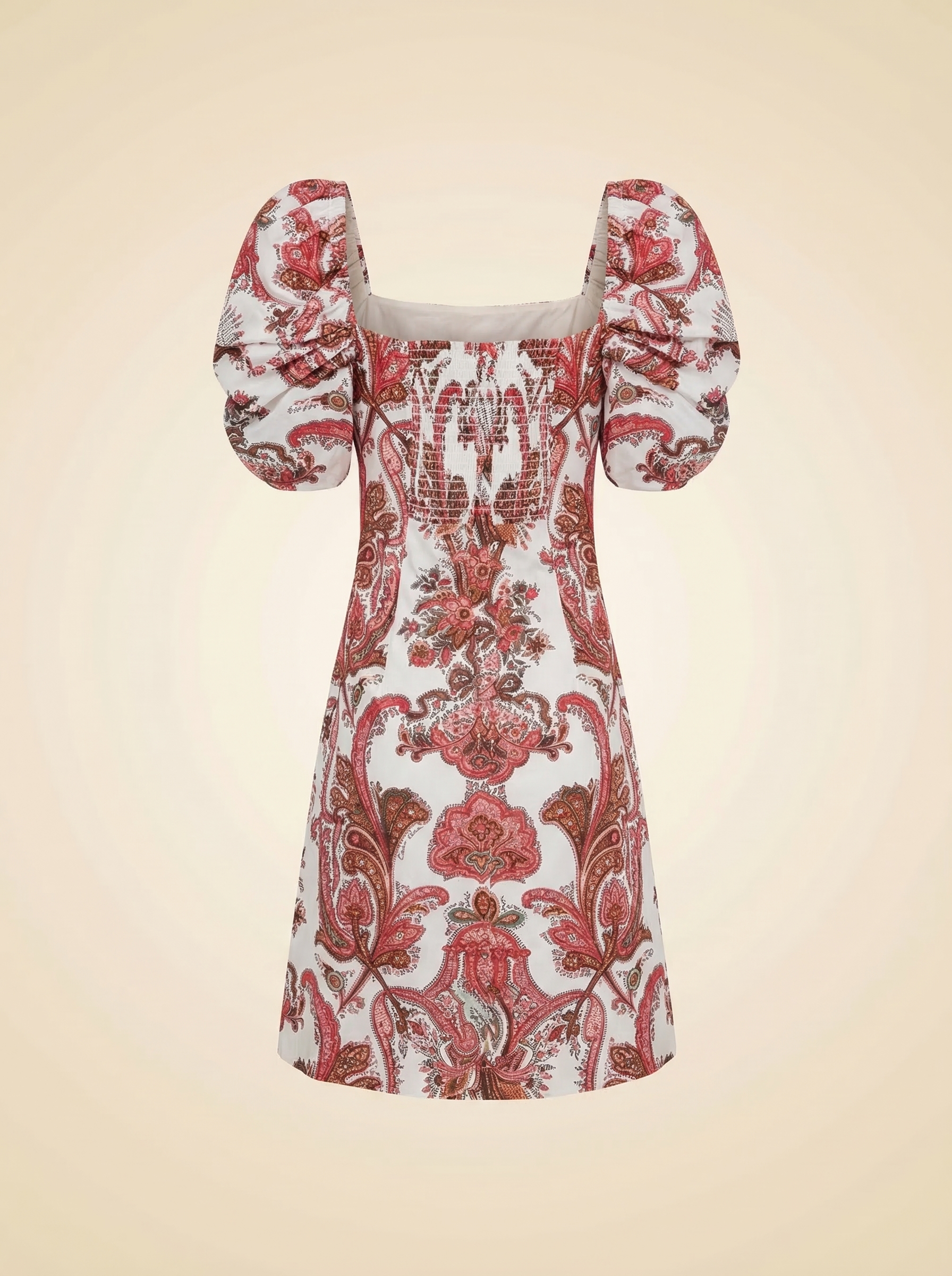 Cara Cara Womens Kelly Dress in Peacock Coral - back