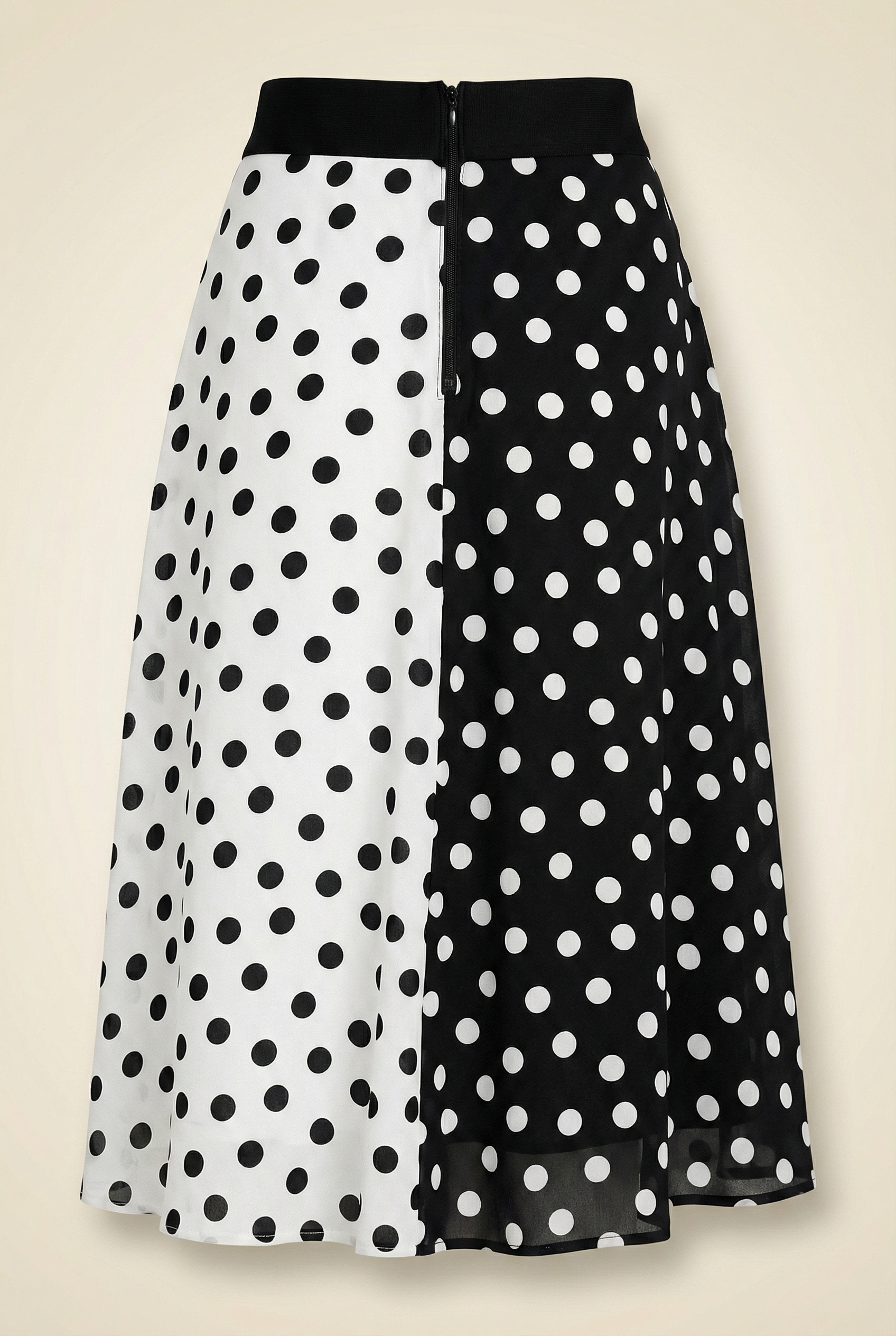 Nanette Pattern Mix Faux Wrap Skirt