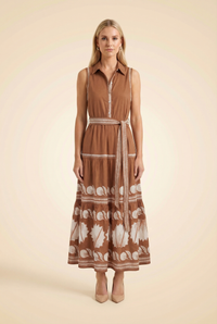 Emeline Maxi in Marla Cardamom