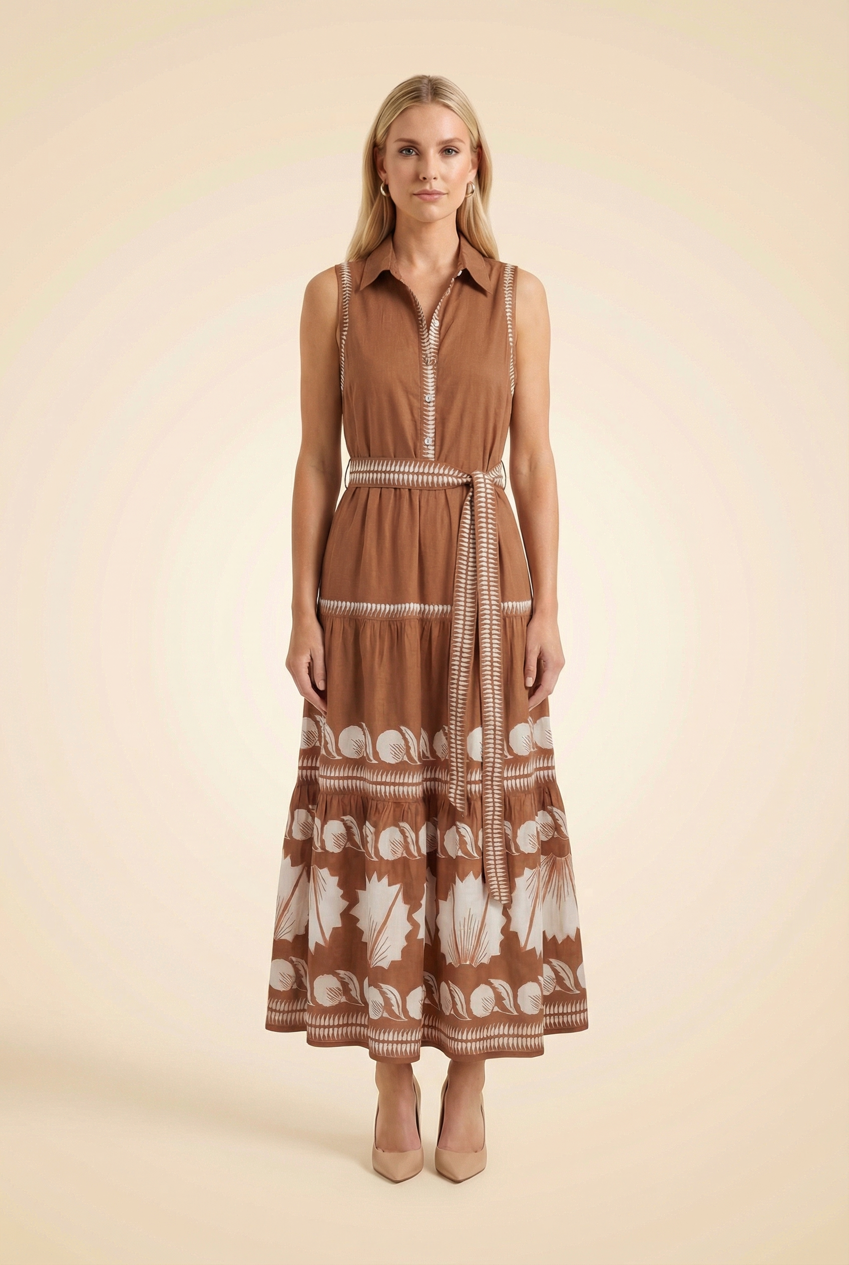 Emeline Maxi in Marla Cardamom