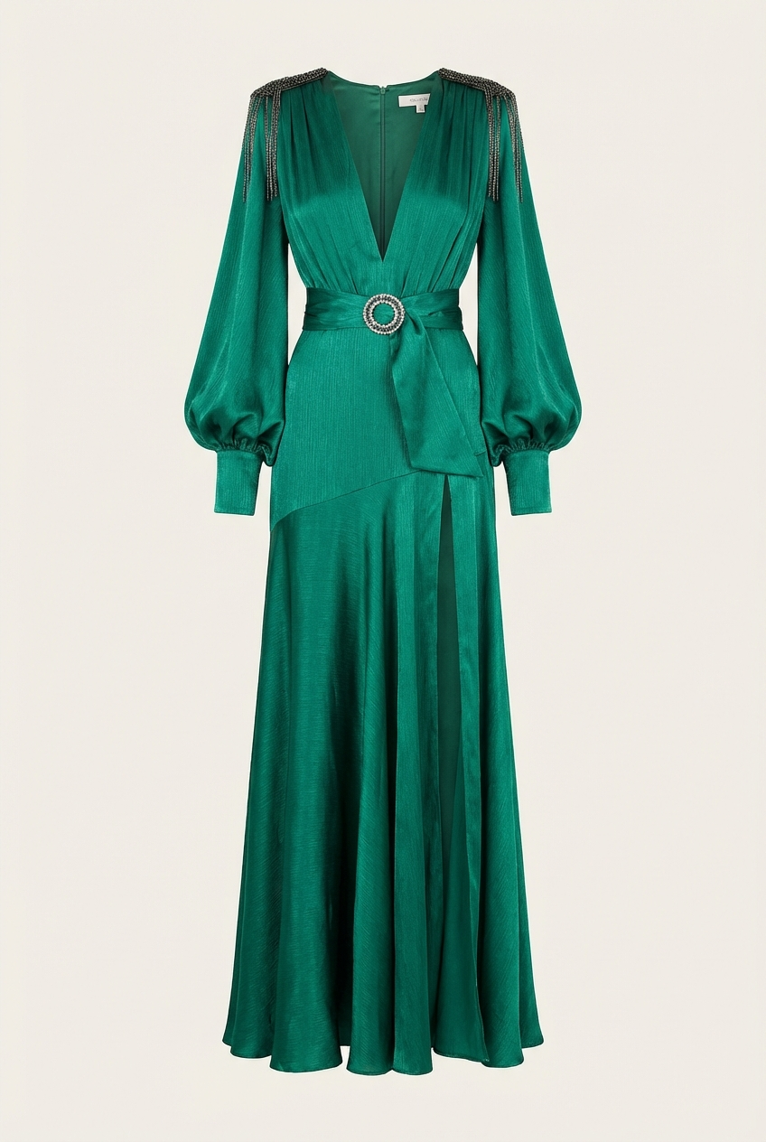 Bronx and Banco Emerald Carmen Gown