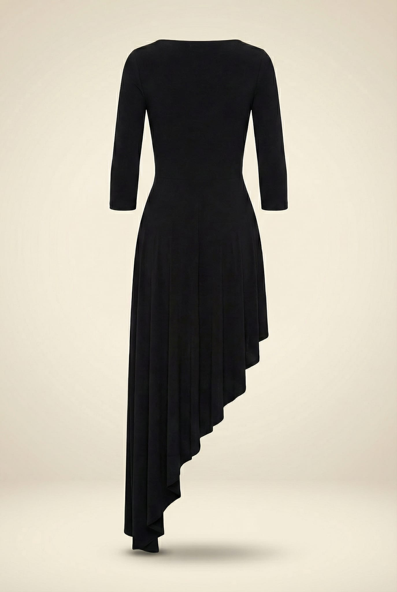 Reversible Diagonal Flared Dress
