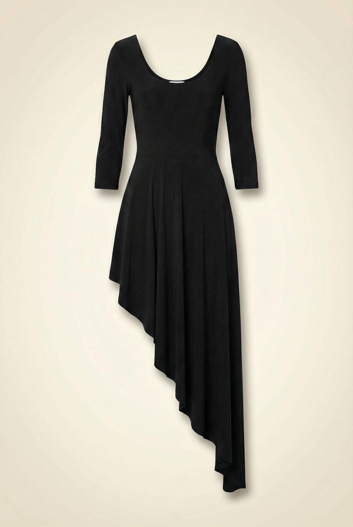Reversible Diagonal Flared Dress