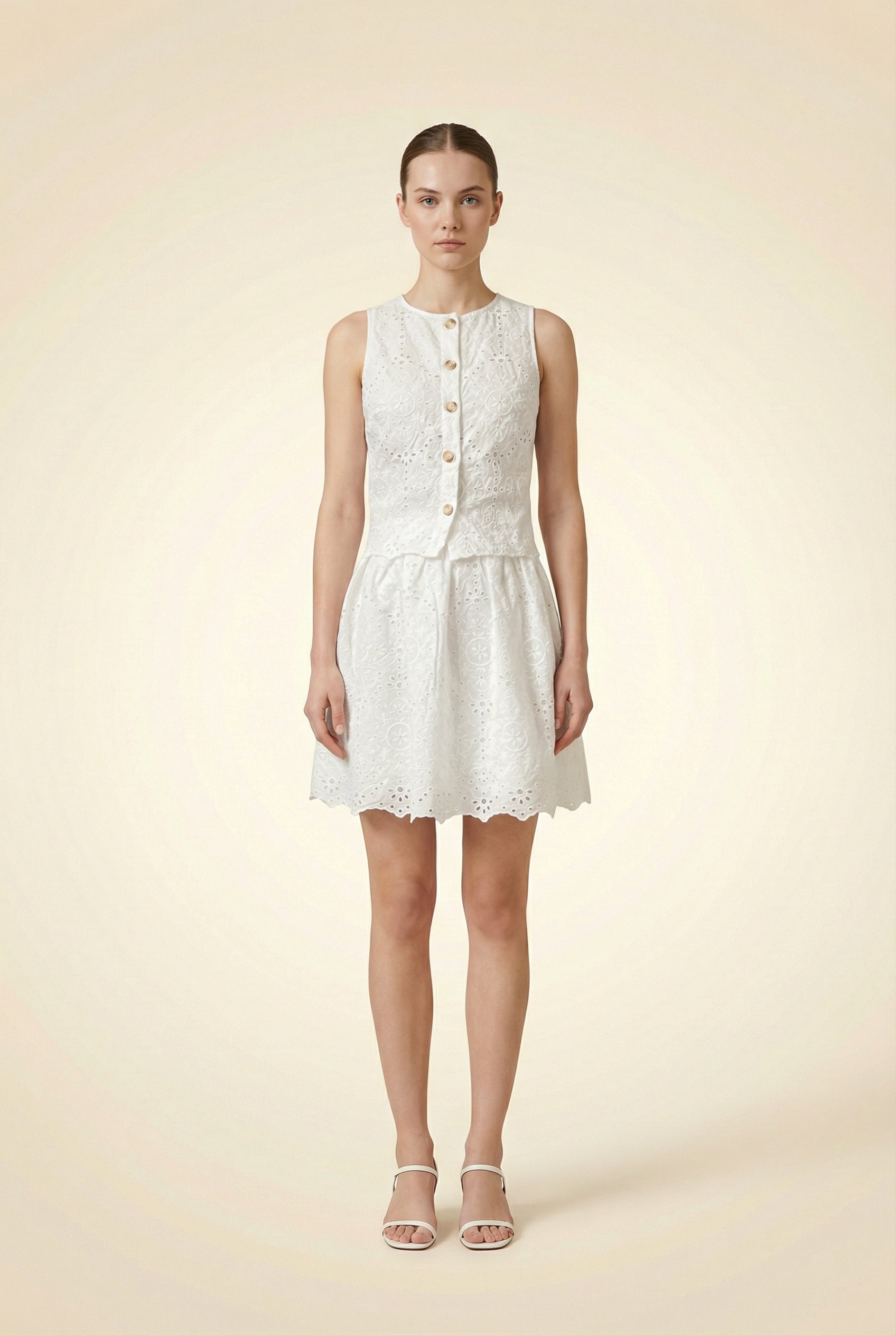 Roni Blouse and Skirt