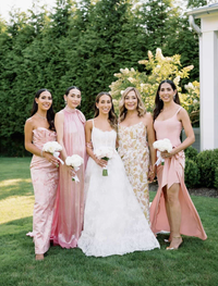 Pleat Detail Column Gown