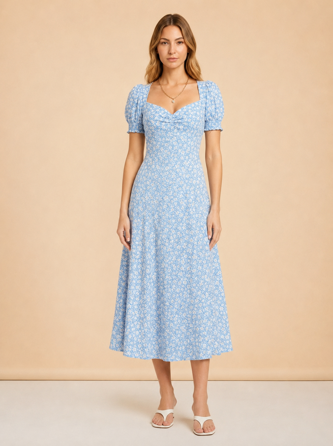 Lacey Floral Midi