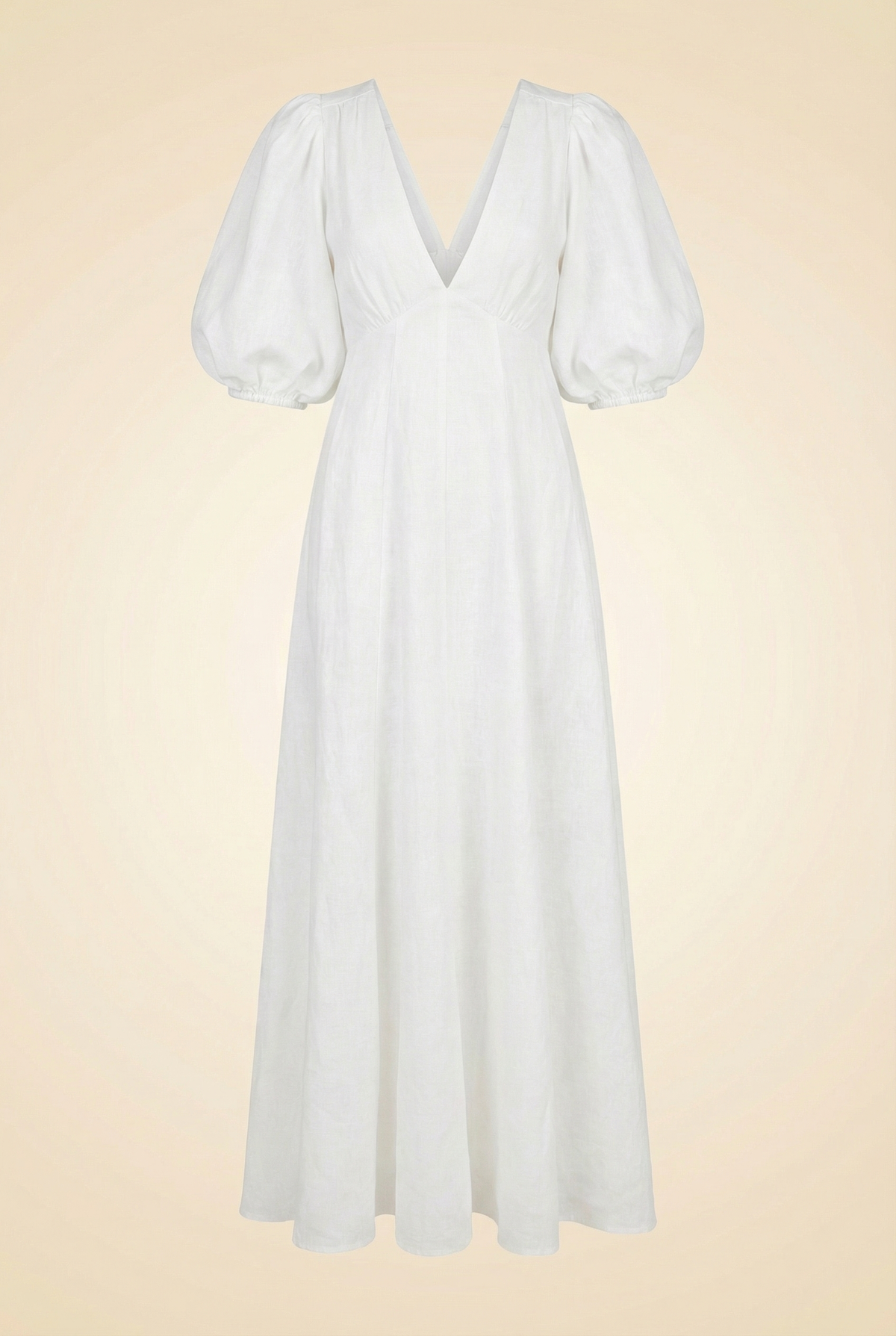 Aisle Linen Backless Long Dress