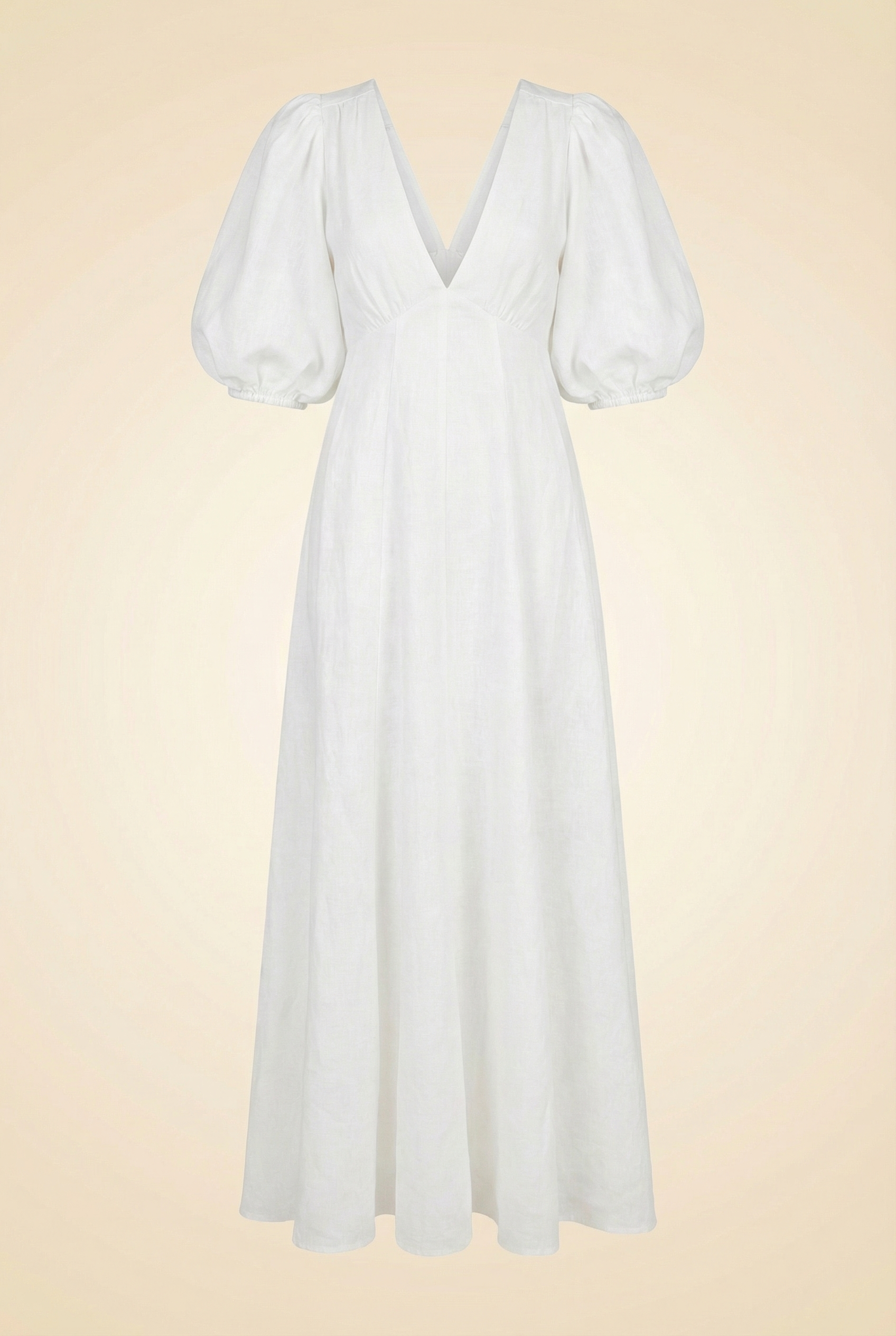 Aisle Linen Backless Long Dress