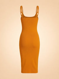 Alina Cord Strap Body-Con Dress ghost_back