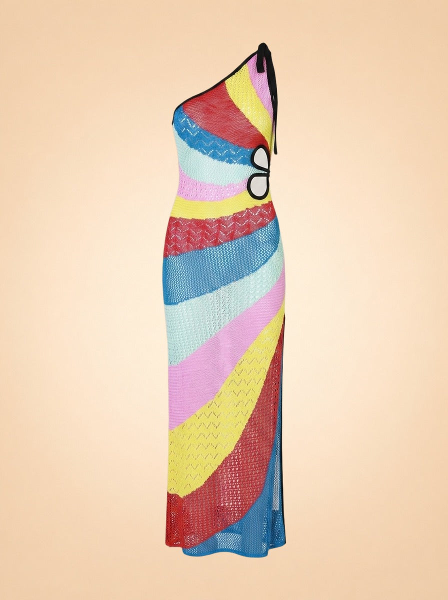 Alpes Rainbow Dress - front (flat)