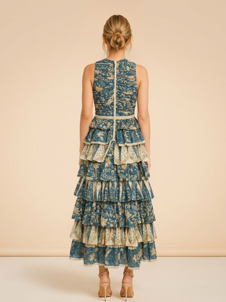 Ariah Sleeveless Dress model_back